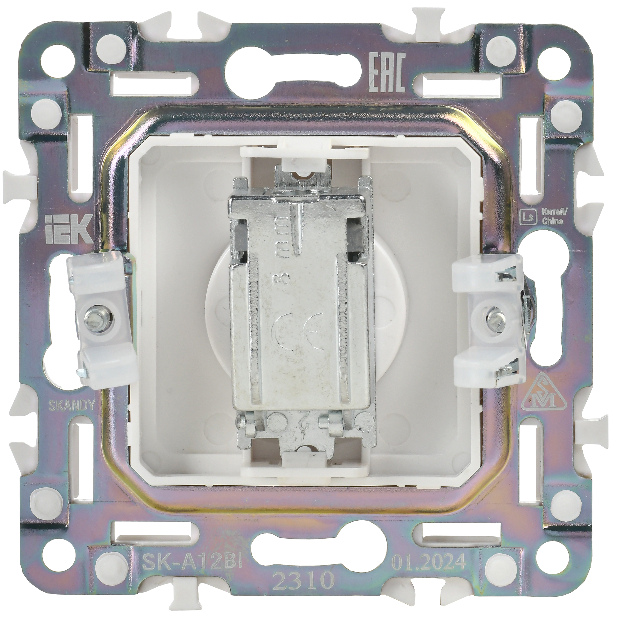 SKANDY Розетка TV оконечная SK-A12Bl черный IEK - Фото 7