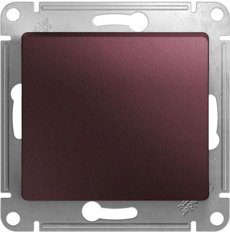 Выключатель 1-кл. СП Glossa 10А IP20 (сх. 1) 10AX механизм баклажан. SE GSL001111