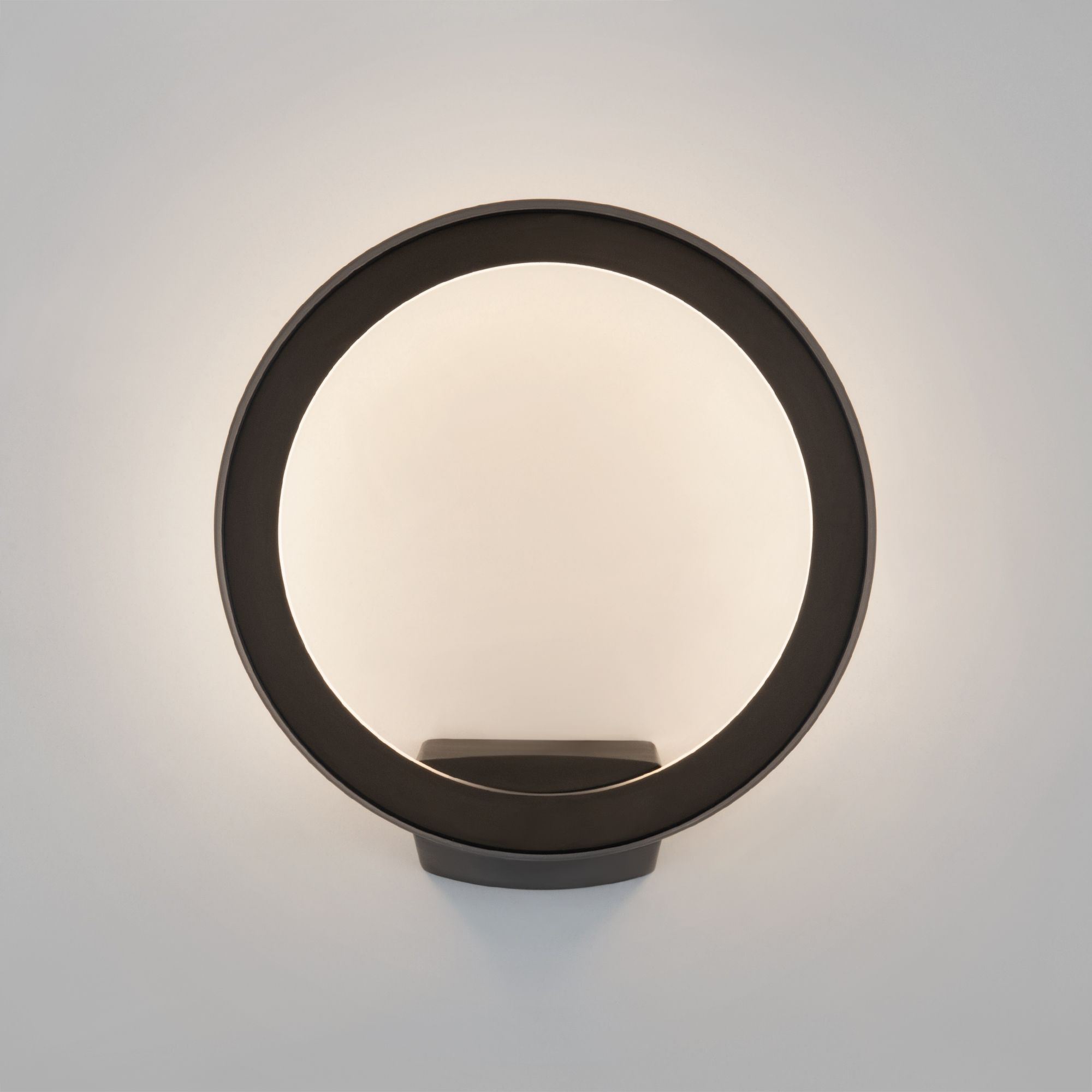 Светильник светодиодный уличный настенный Ring IP54 1710 TECHNO LED черный Elektrostandard - Фото 5