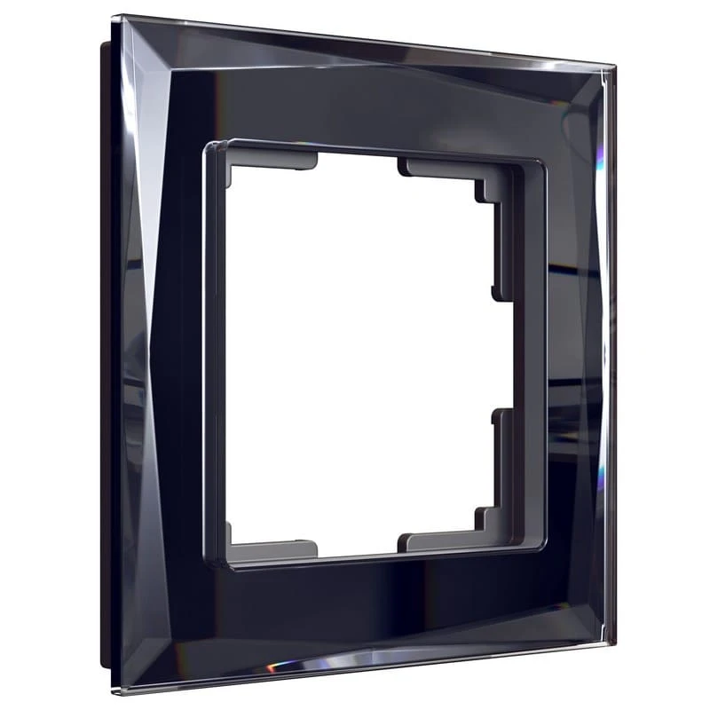 Рамка на 1 пост Diamant  (черный) Werkel