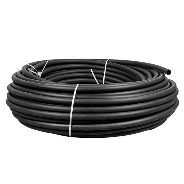 Труба гладкая ПНД жест. d32 мм (100 м) черн. EKF-Plast