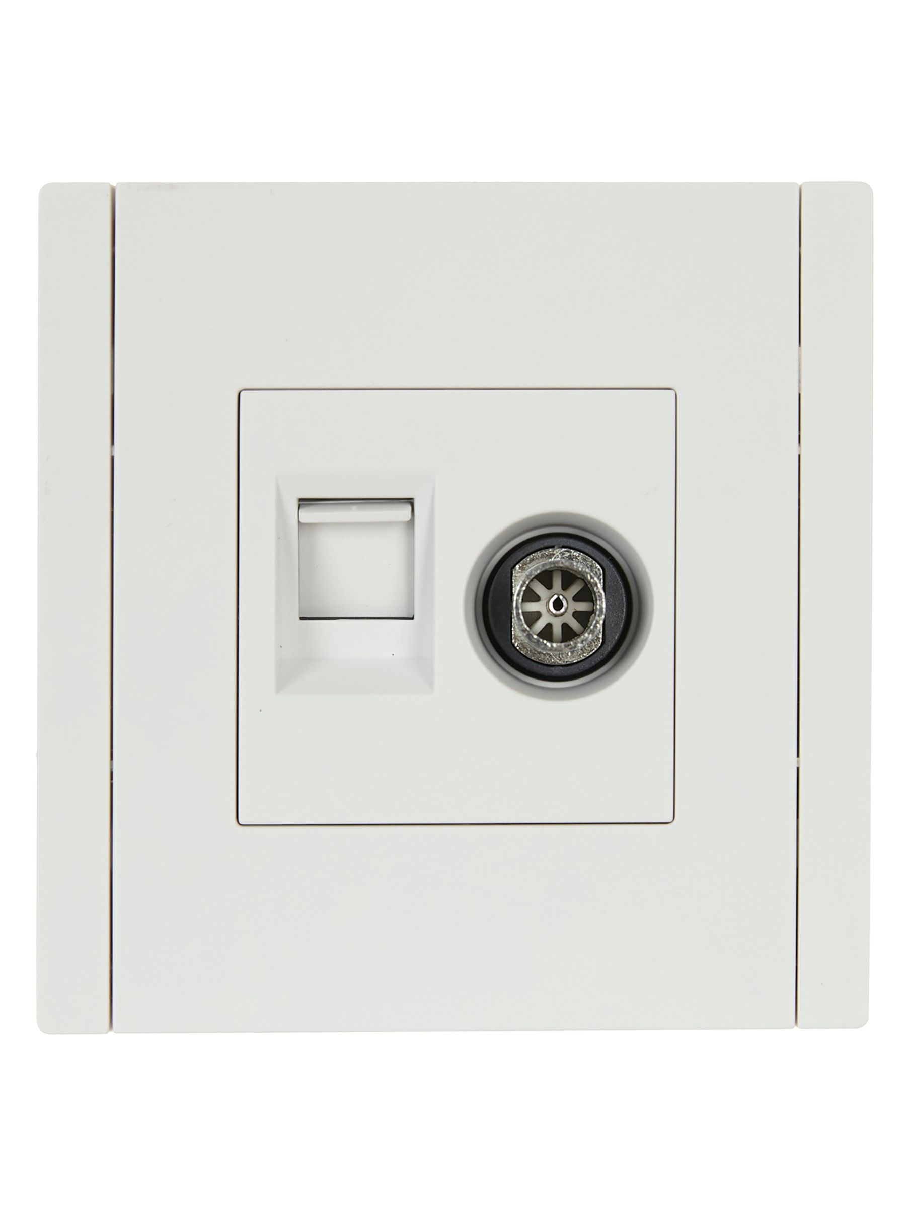 FORTE&PIANO Розетка двойная TV+RJ45 кат.6 FP237 белый IEK - Фото 3