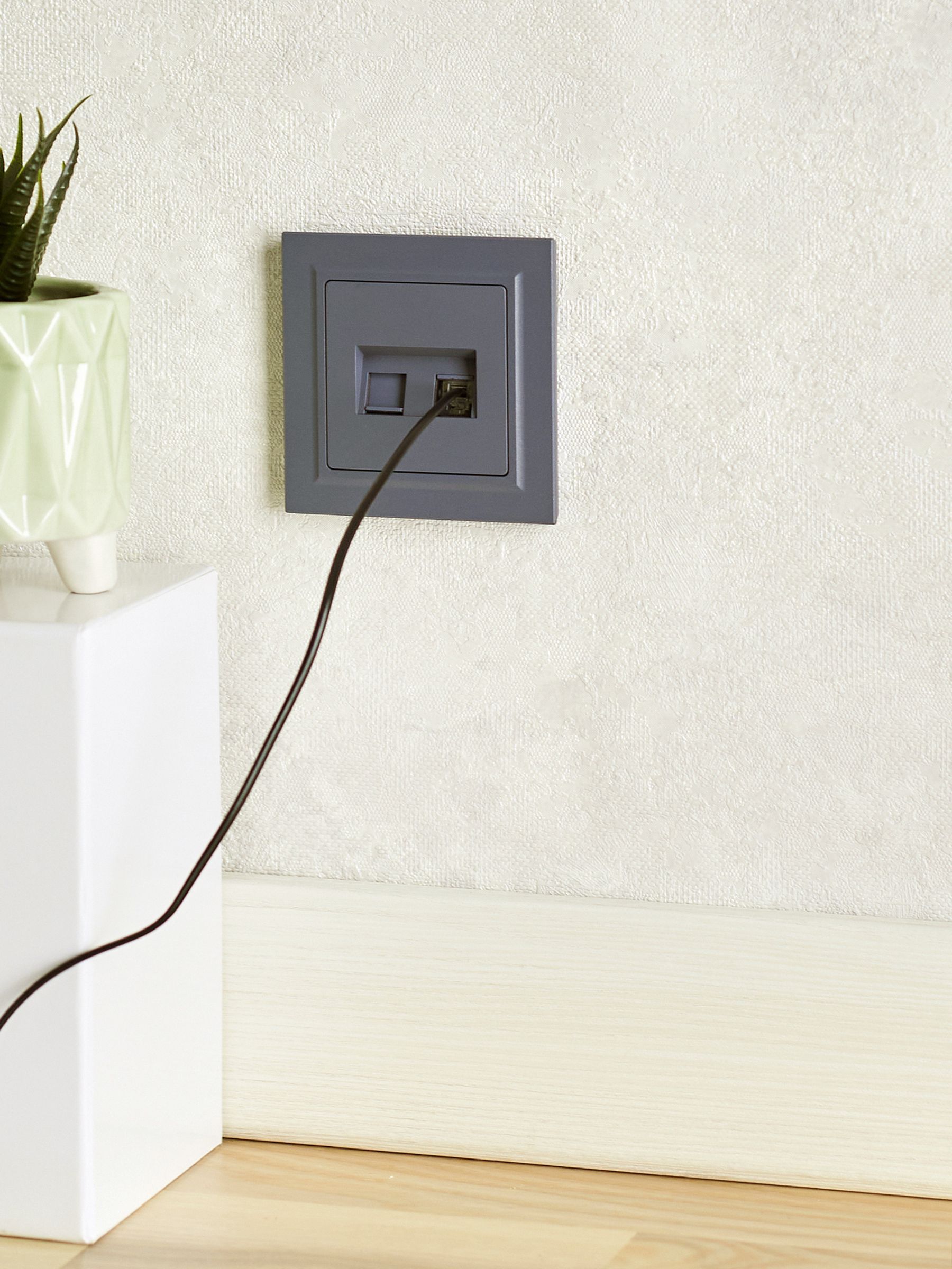 BRITE Розетка компьютерная двойная RJ45 кат.5E РК10-2-БрМ маренго IEK - Фото 4