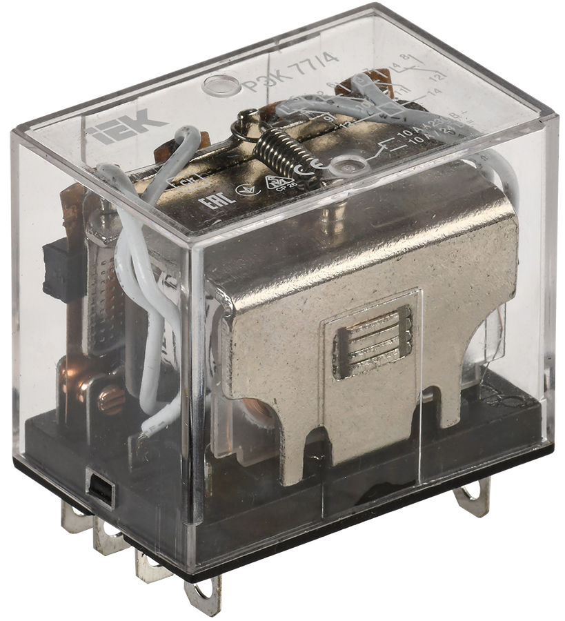Реле РЭК77/4(LY4) 10А 12В DC IEK