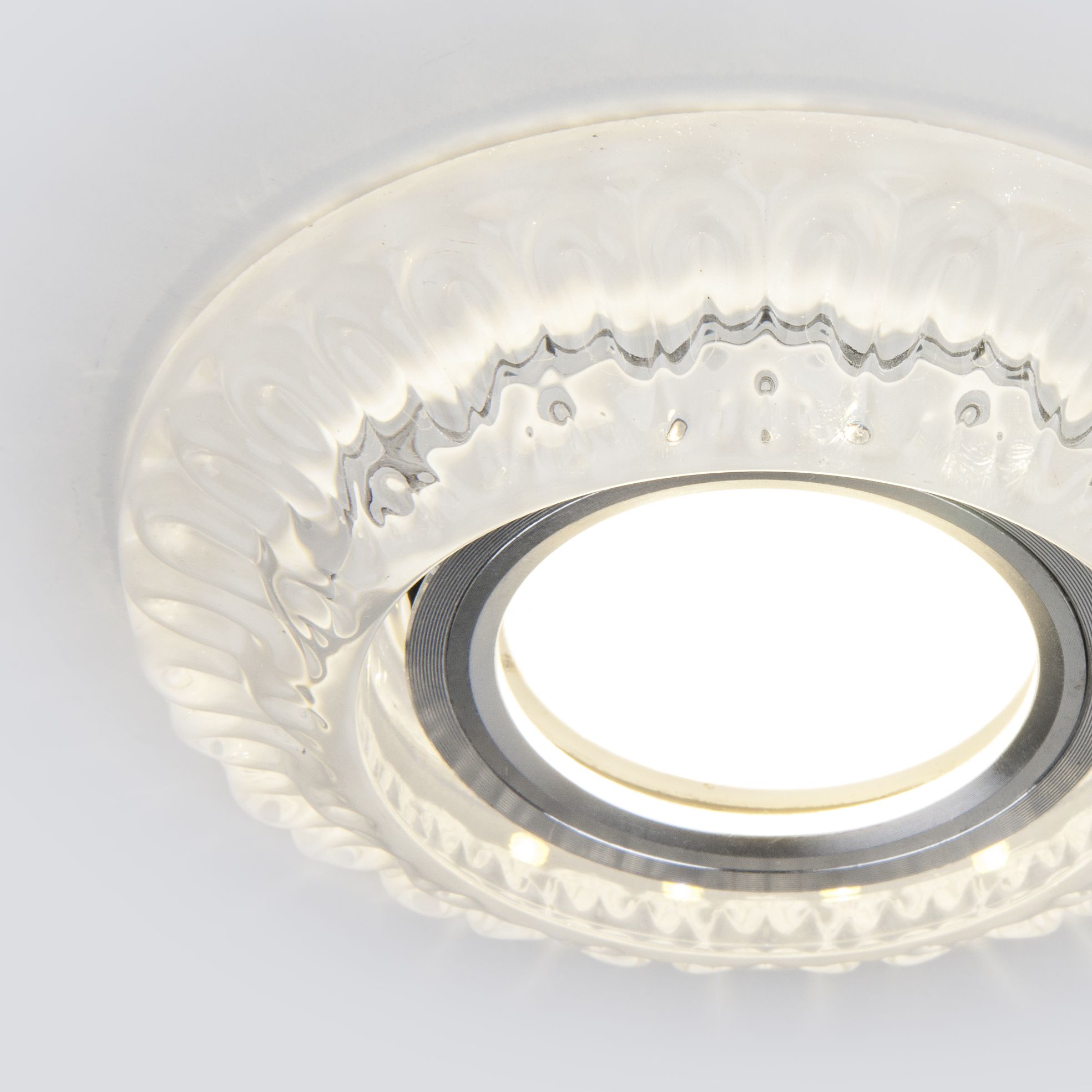 Светильник точечный с LED подсветкой 7247 MR16 CL прозрачный Elektrostandard - Фото 4