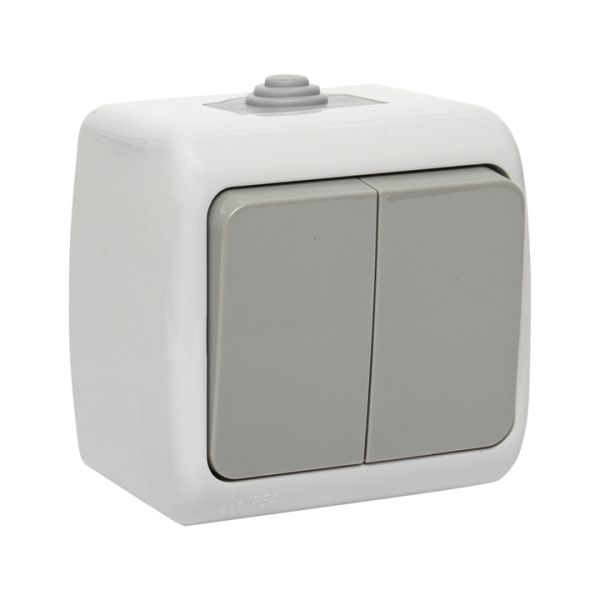 Мурманск Выключатель 2-кл. 10А IP54 сер. EKF