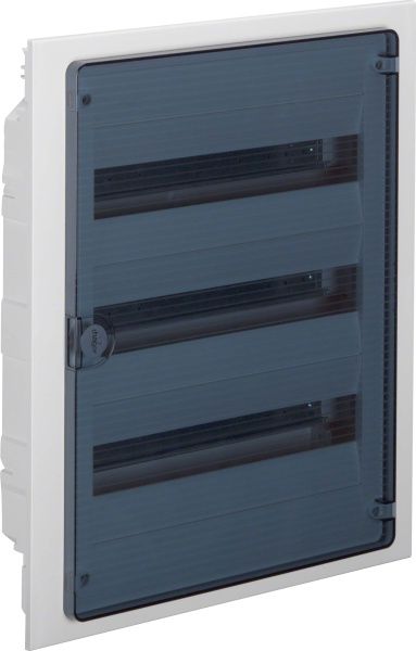 Щит cкрытой установки  54 места, винтовые клеммы, (507х426х72), IP-40 // Hager - Golf (Прозрачная ма
