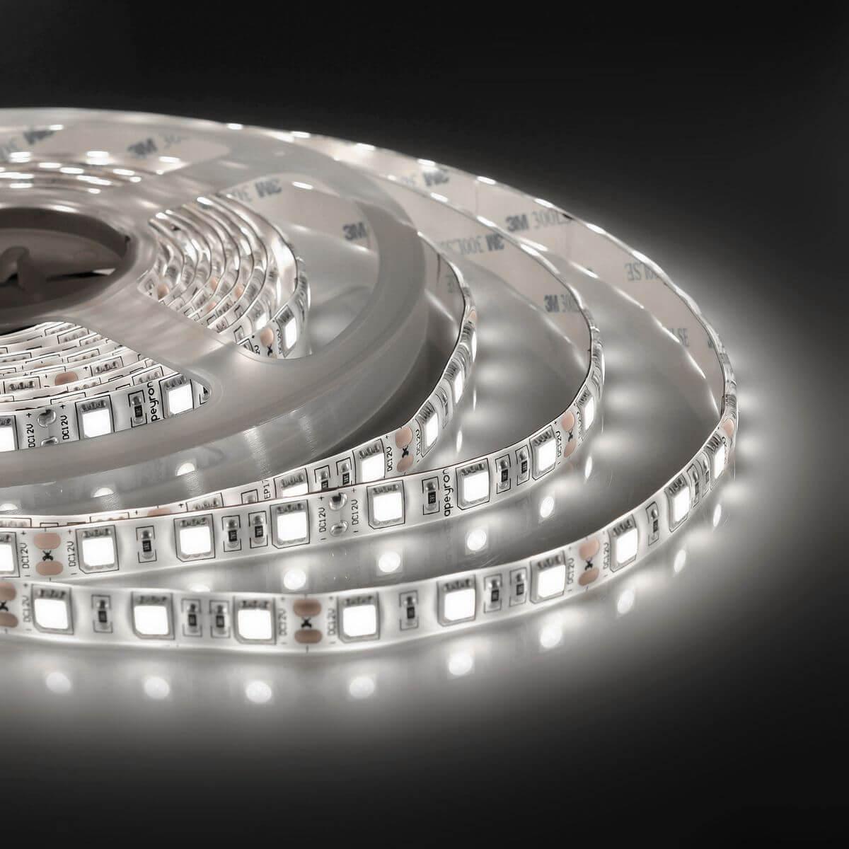 Лента светодиодная СТ smd5050 60д/м 12В 4000К IP65 5м Apeyron