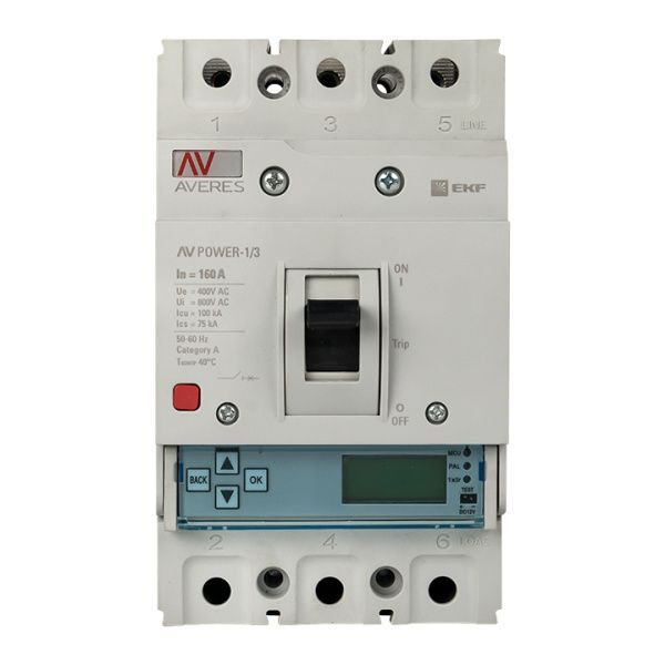 AV POWER-1/3 160А 50kA ETU6.0 - Фото 2