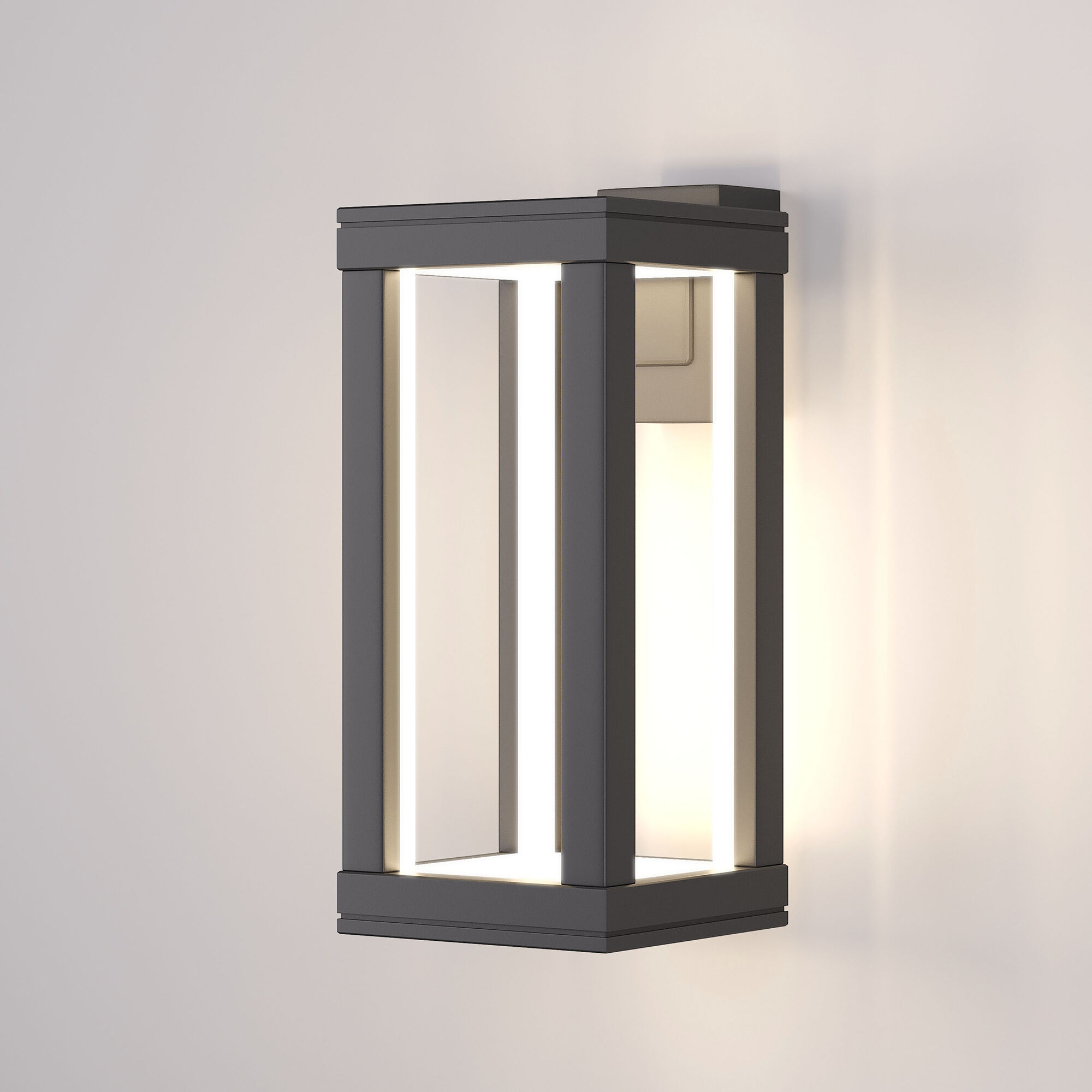 Светильник светодиодный уличный настенный Frame LED IP54 1527 TECHNO LED серый Elektrostandard