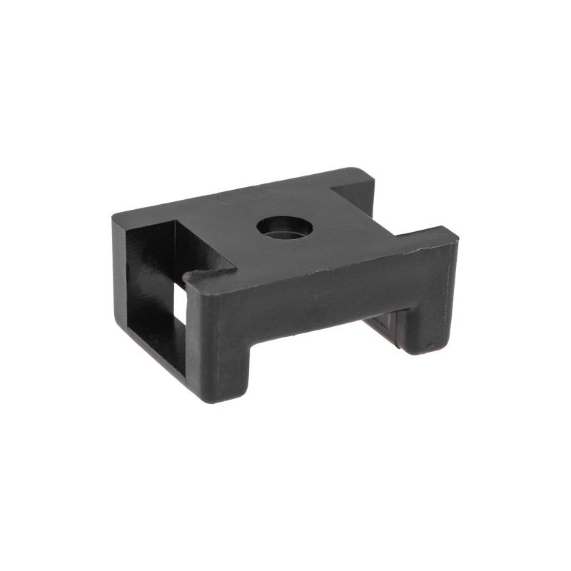 Площадка для крепления стяжки 22x16х4 мм, черная (10 шт/уп) REXANT - Фото 2