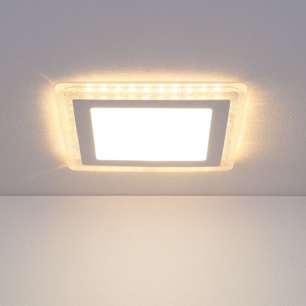 Встраиваемый светодиодный светильник DLS024 12+6W 4200K Elektrostandard