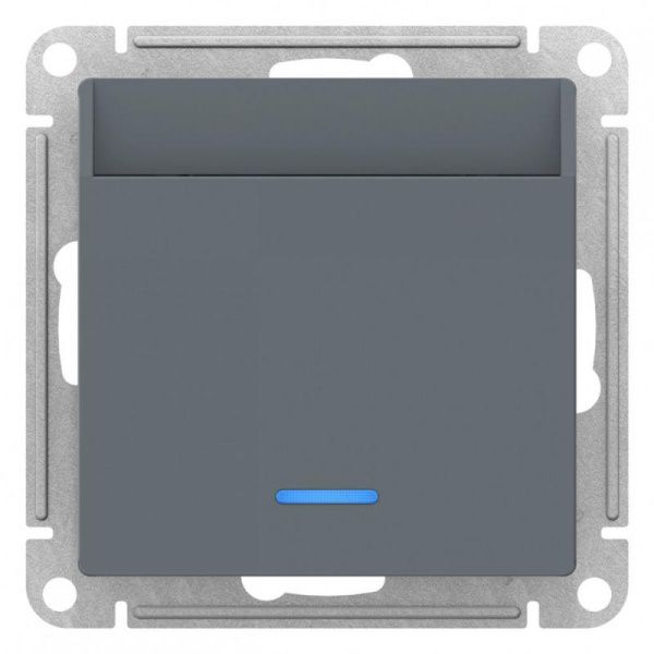 Выключатель карточный СП AtlasDesign 10А IP20 без задержки времени механизм грифель SE ATN000767