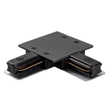 Коннектор для трековых систем PTR/R CL-BL чёрный L-обр. (встраиваемый) Jazzway - Фото 2