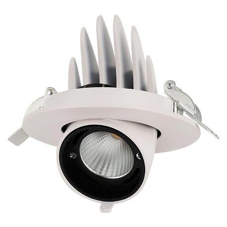 Панель светодиодная встраиваемая круглая PLED DL4 30W 4000K 24° поворот  White  IP40 Jazzway - Фото 2
