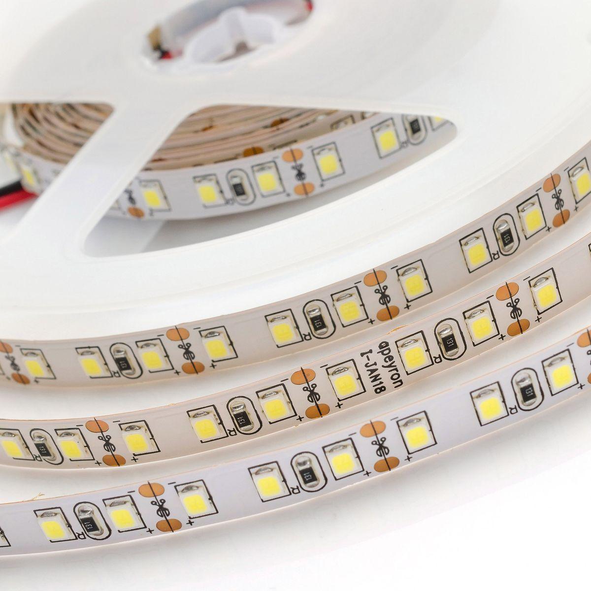 Лента светодиодная СТ smd3528 120д/м 12В 6500К IP20 5м Apeyron - Фото 7