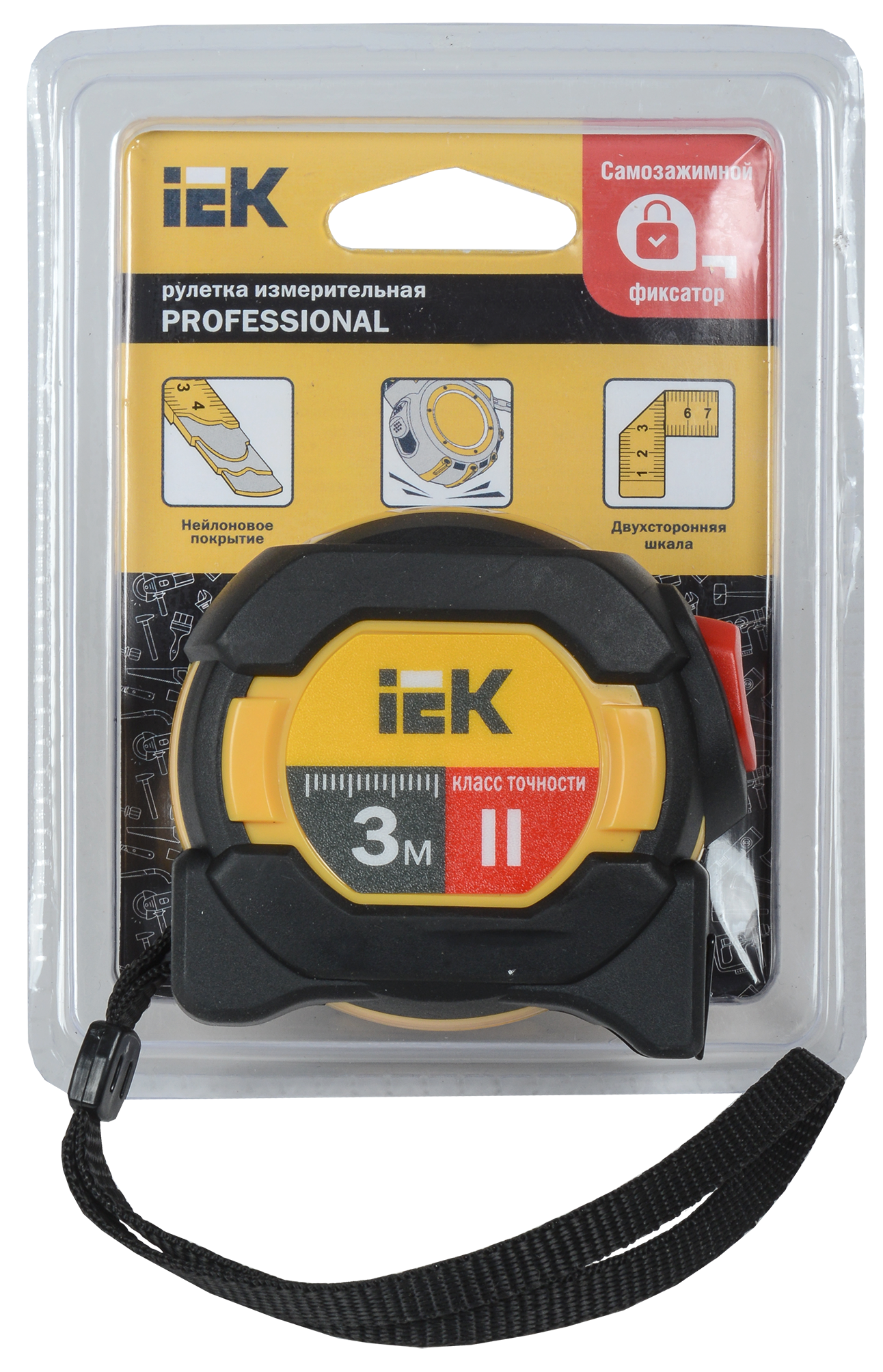 Рулетка измерительная PROFESSIONAL 3м IEK - Фото 3