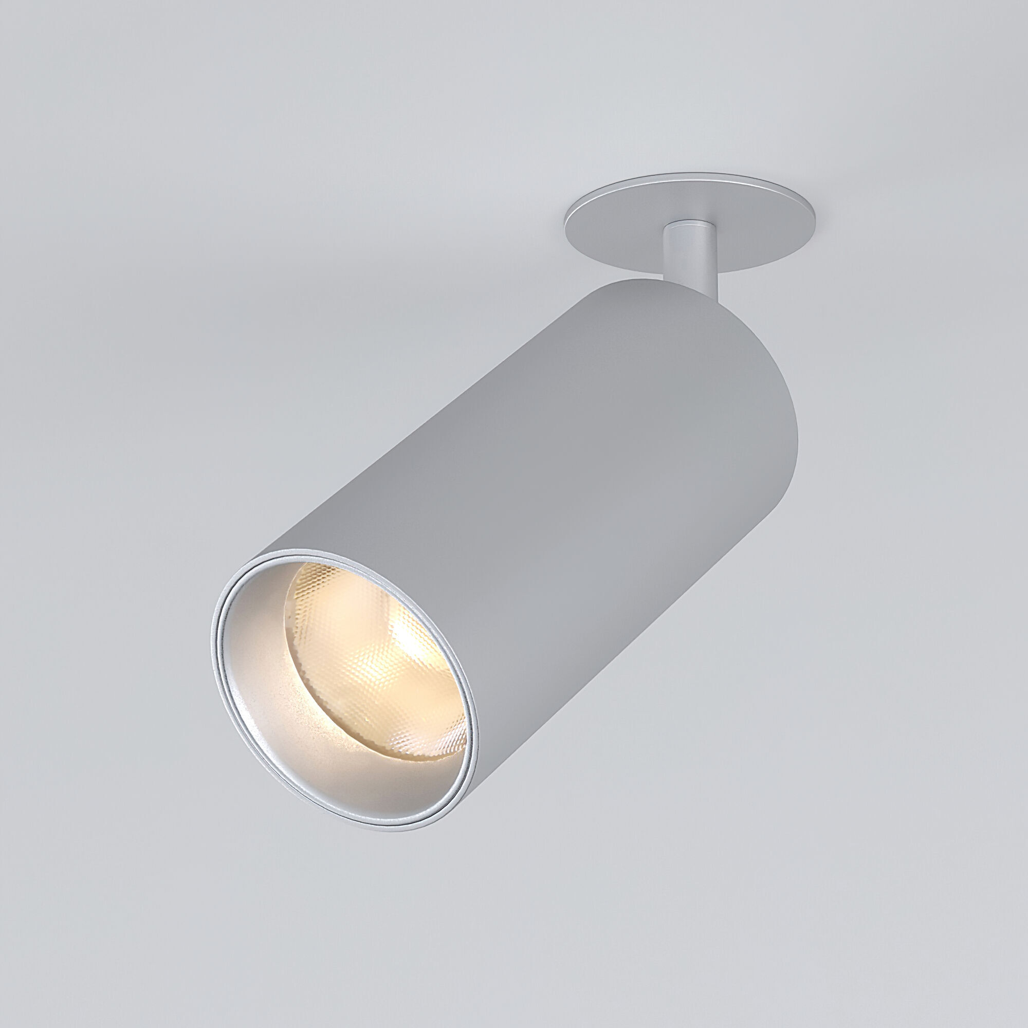 Diffe светильник встраиваемый серебряный 15W 4200K (25066/LED) 25066/LED Elektrostandard