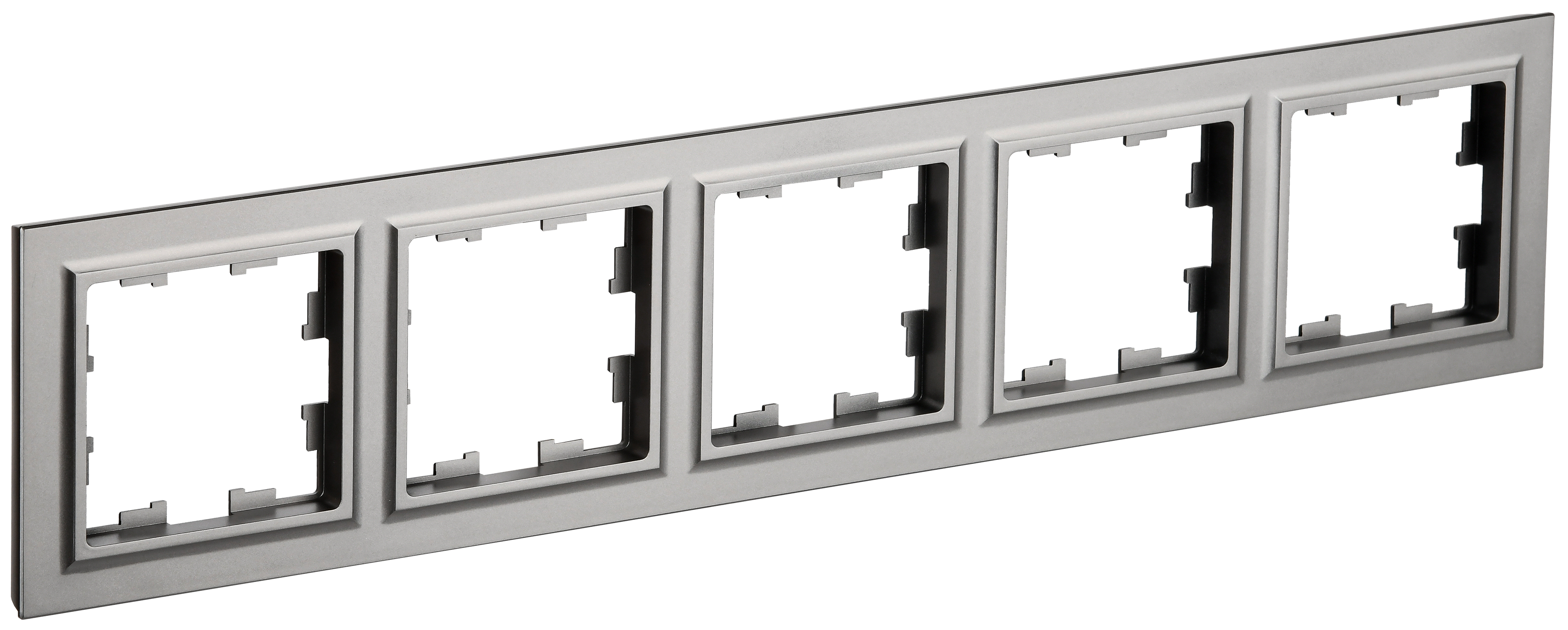 BRITE Рамка 5-местная РУ-5-БрС сталь IEK