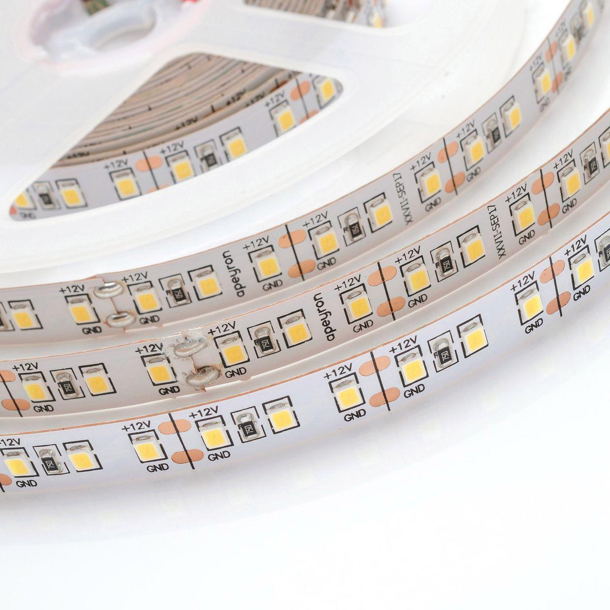 Лента светодиодная СТ smd2835 120д/м 12В 3000К IP20 5м Apeyron - Фото 7