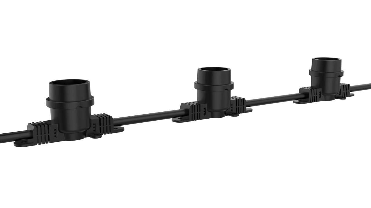 Гирлянда «Белт-лайт» PBL-S20/ L06+1.5 Black E27 IP65 Jazzway - Фото 5