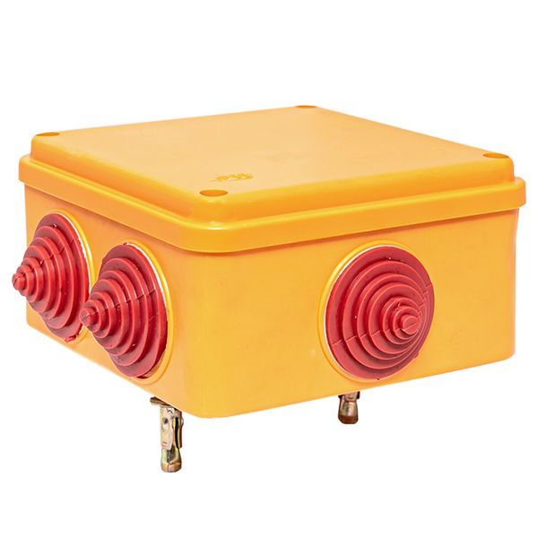 Коробка огнестойкая 100х100х50мм IP55, 1 тройн клемм 1,5-10 мм2 EKF - Фото 2