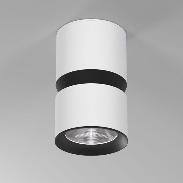 Светильник потолочный светодиодный Kayo 12W 4000К белый/чёрный 25049/LED Elektrostandard