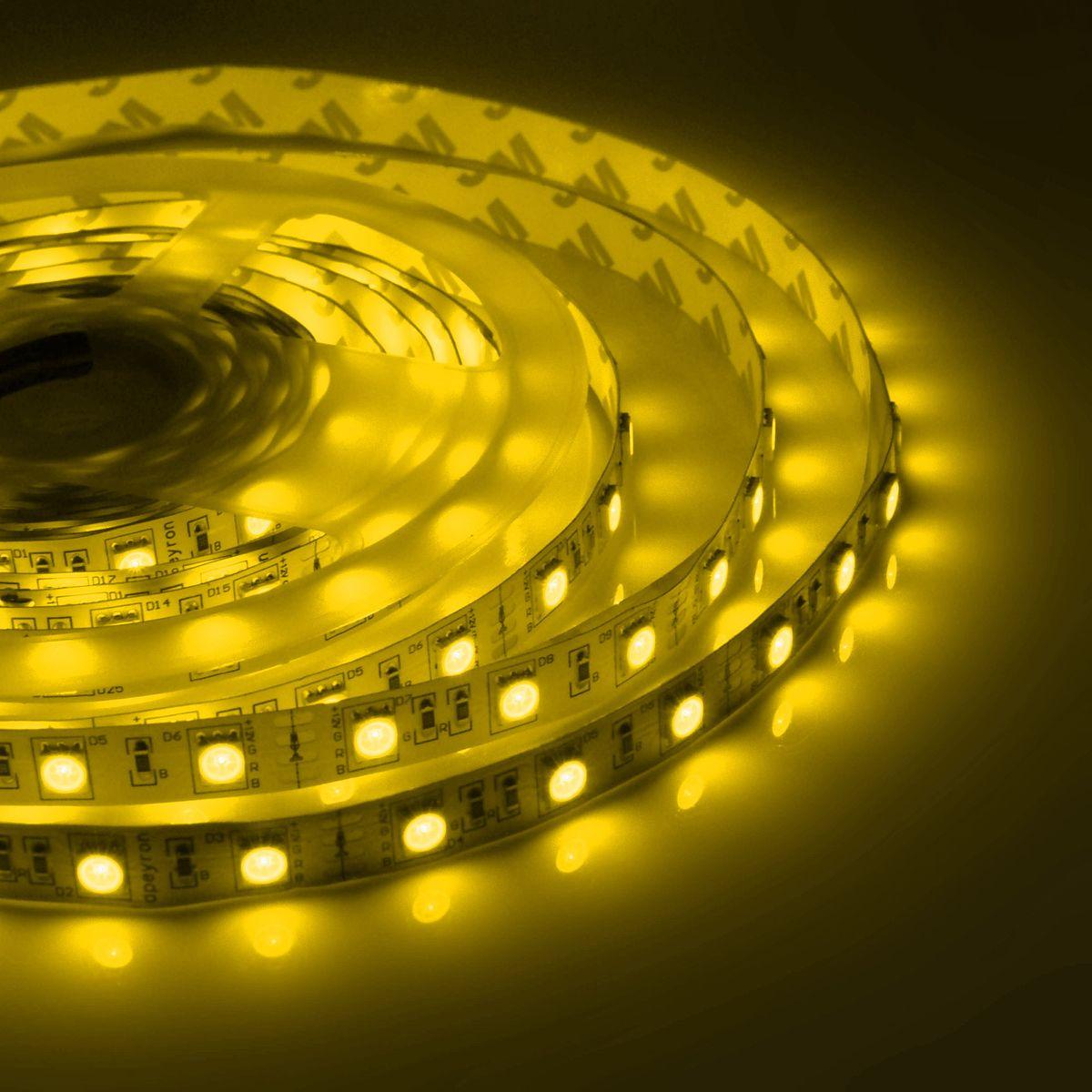 Лента светодиодная СТ smd5050 60д/м 12В IP67 5м RGB Apeyron - Фото 17