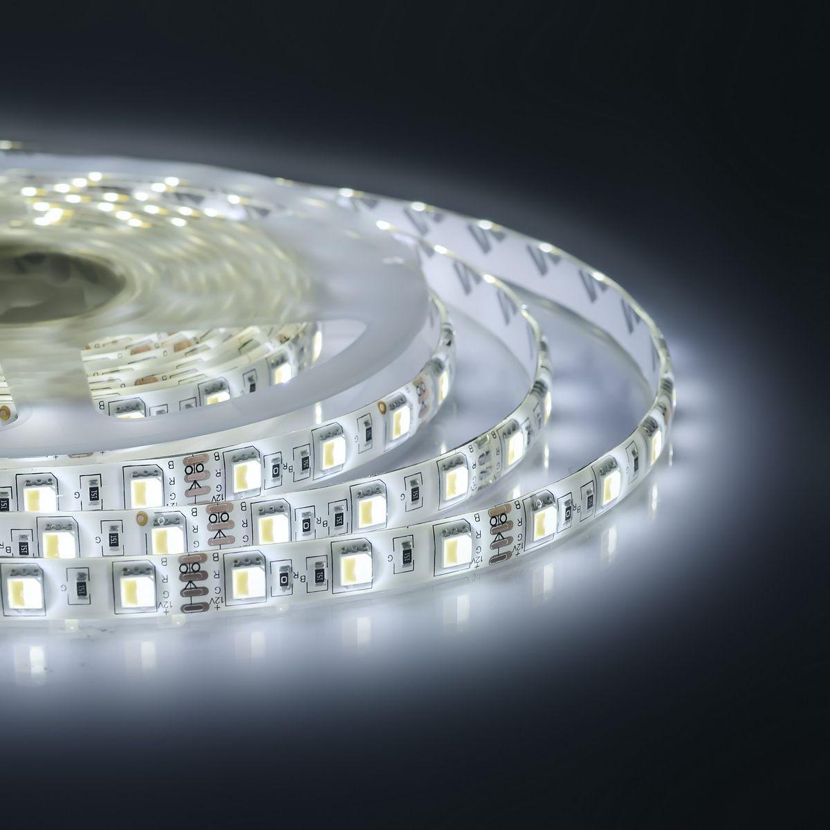 Лента светодиодная СТ smd5050 60д/м 12В 3000К+6500К IP65 5м Apeyron