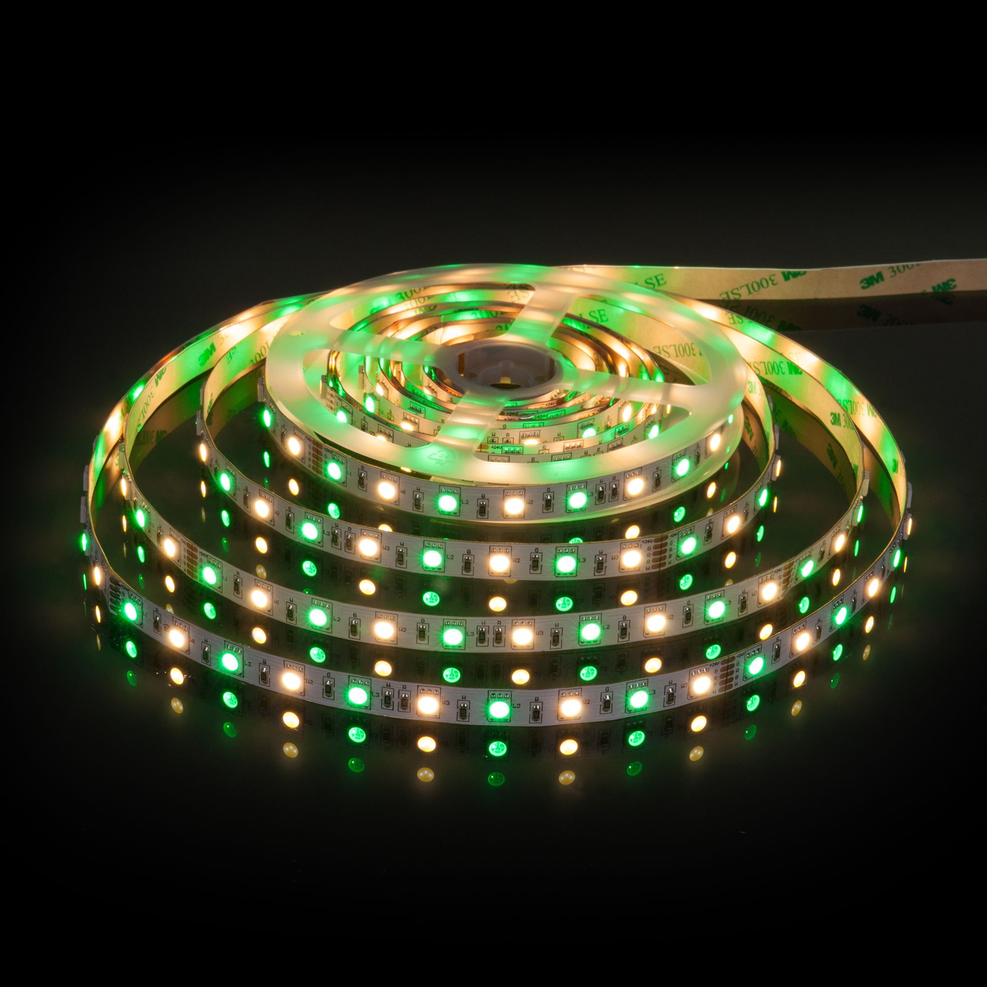 Лента светодиодная 24V 14,4W 60Led 5050+5050 IP20 MIX RGB/теплый белый, 5м Elektrostandard - Фото 5