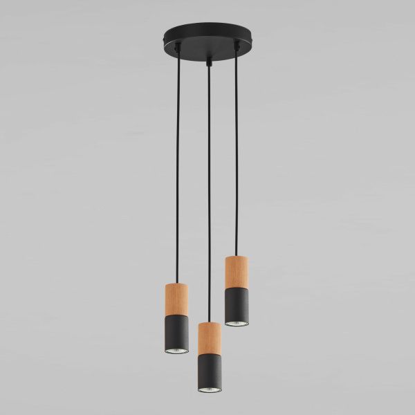 Подвесной светильник 6310 Elit Black Wood черный;светлое дерево Eurosvet