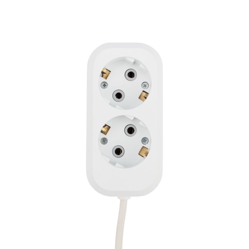 Удлинитель PROconnect 2 гнезда, 10 м, 3х0.75 мм², с/з, белый