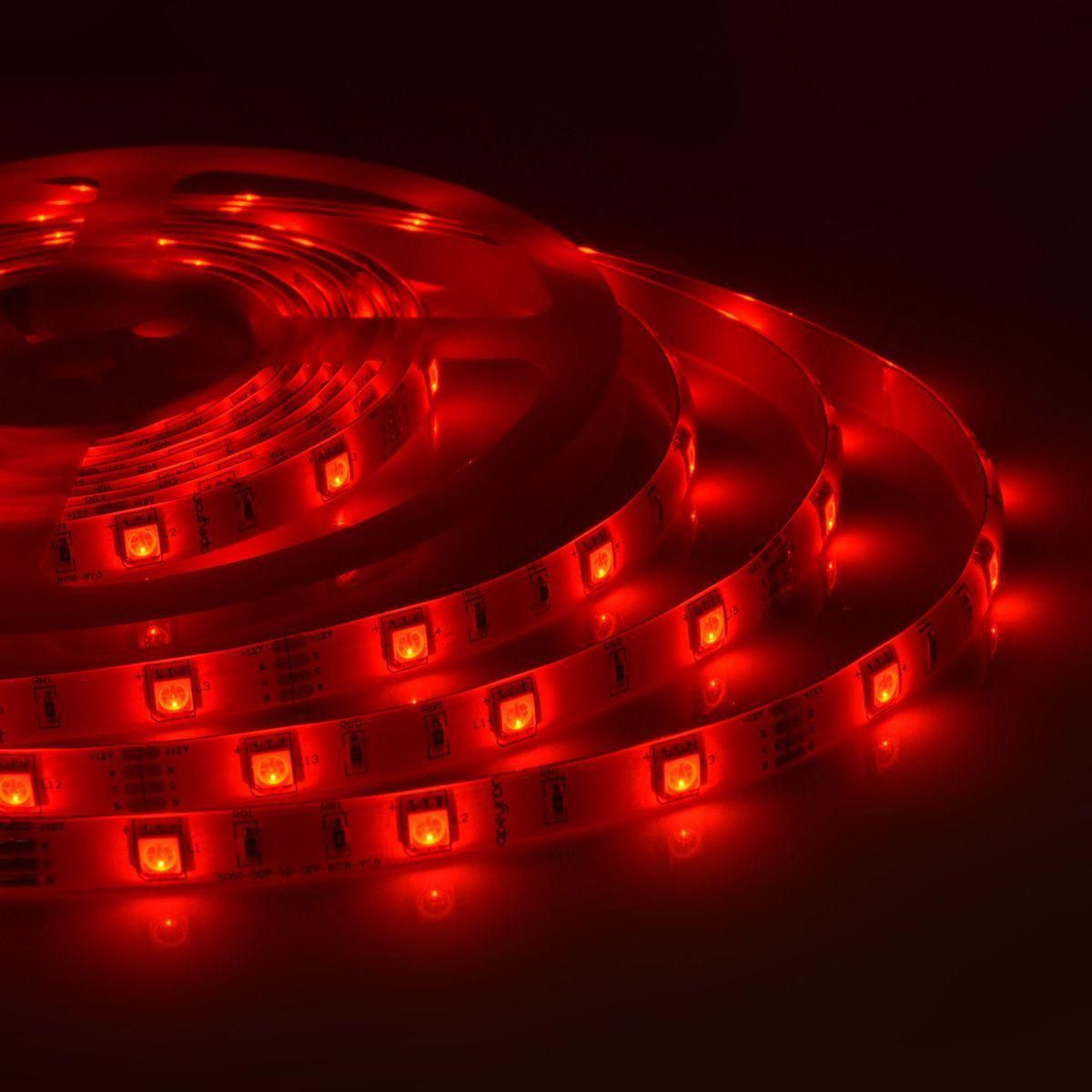 Лента светодиодная СТ smd5050 30д/м 12В IP65 5м RGB Apeyron