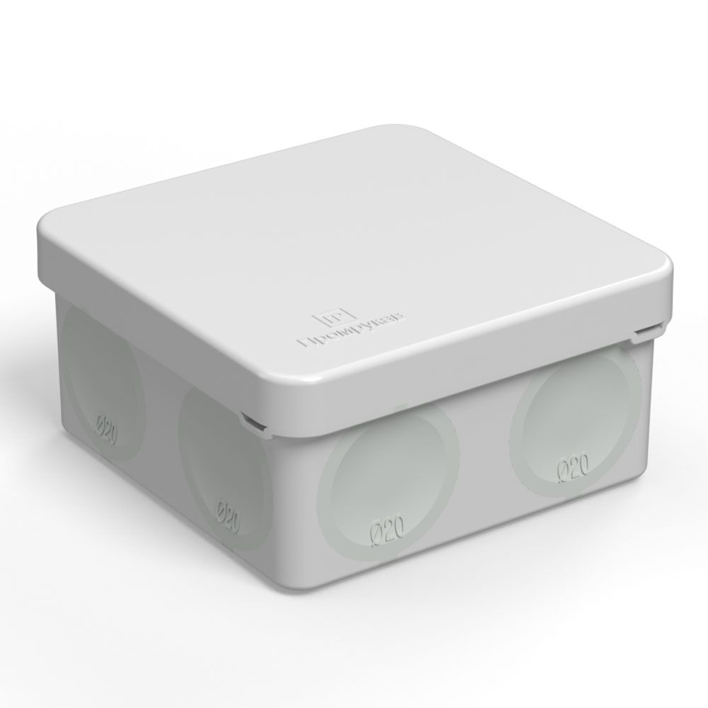 Коробка для прямого монтажа о/п 80х80х40 IP66 безгалогенная (HF) (132шт/кор) Промрукав