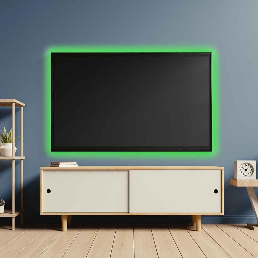 Комплект светодиодной ленты (ТВ подсветка) smd5050 30д/м 5В IP20 0,5м RGB Apeyron - Фото 18