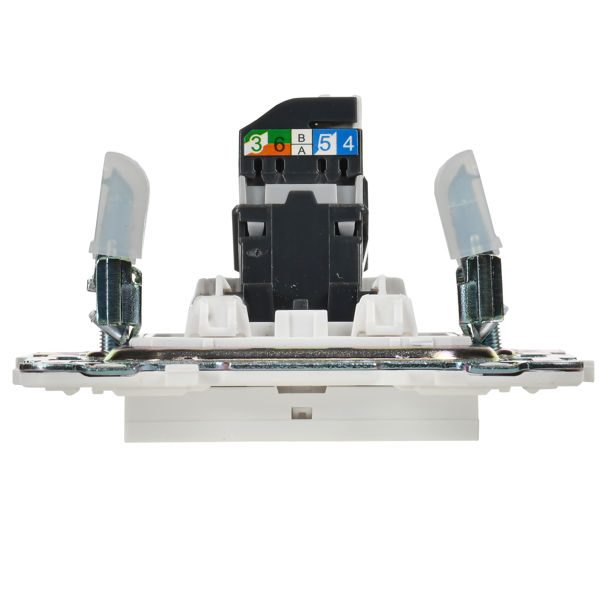 SKANDY Розетка компьютерная RJ45 кат.5E SK-K01W арктический белый IEK - Фото 4