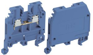 Зажим наборный ЗНИ-2,5мм2 (JXB24А) синий IEK YZN10-002-K07