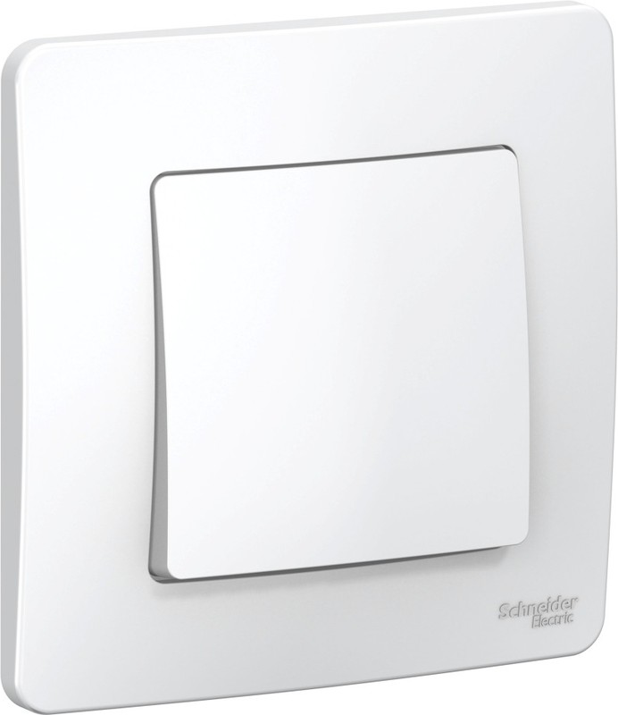 Выключатель 1-кл. СП Blanca 10А IP20 (сх. 1) 250В бел. SE BLNVS010101 - Фото 3