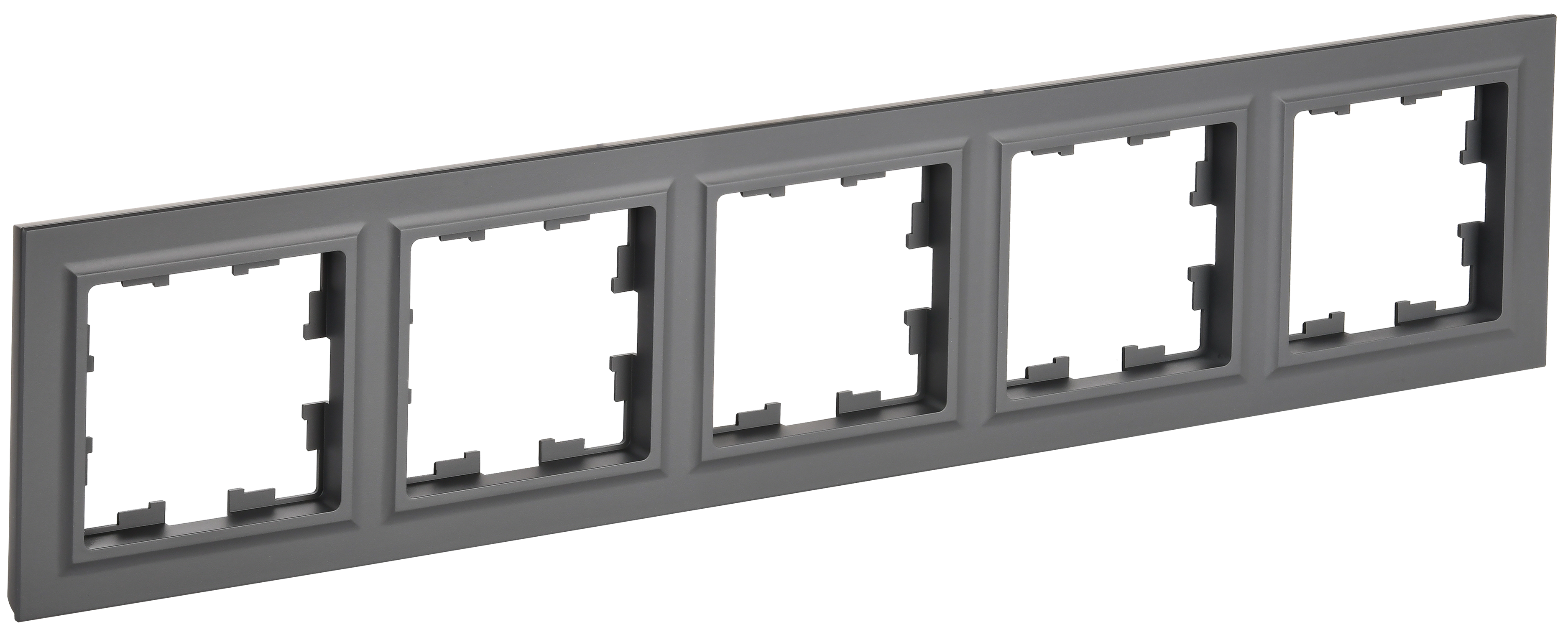 BRITE Рамка 5-местная РУ-5-БрГ графит IEK