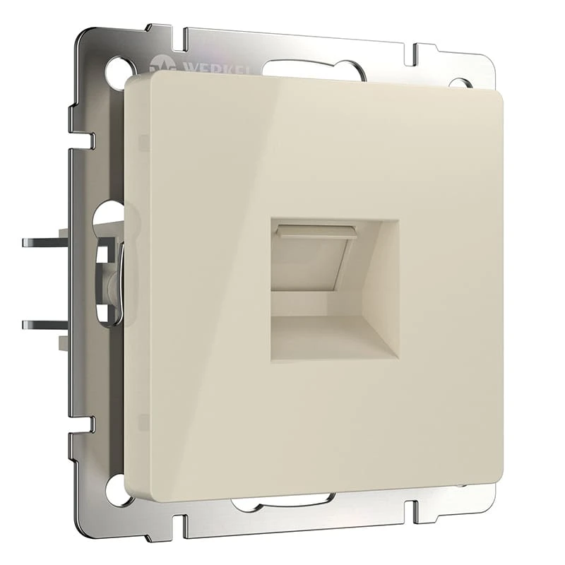 Розетка Ethernet RJ-45 (слоновая кость) Werkel