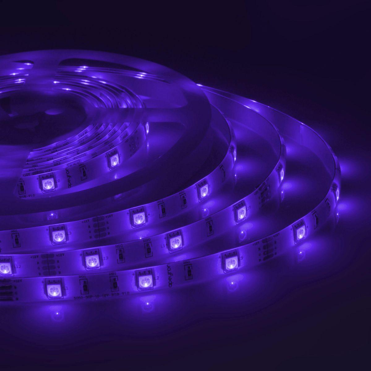 Комплект светодиодной ленты smd5050 30д/м 12В IP65 5м RGB Apeyron - Фото 33