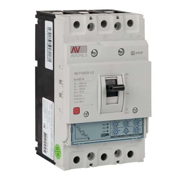 AV POWER-1/3 63А 100kA ETU2.0