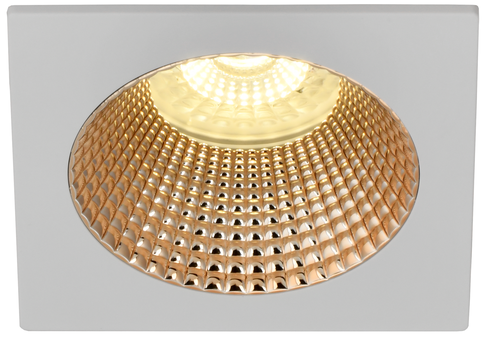 LIGHTING Светильник 4110 встраиваемый поворотный под лампу GU10 белый/золото пластик IEK - Фото 4