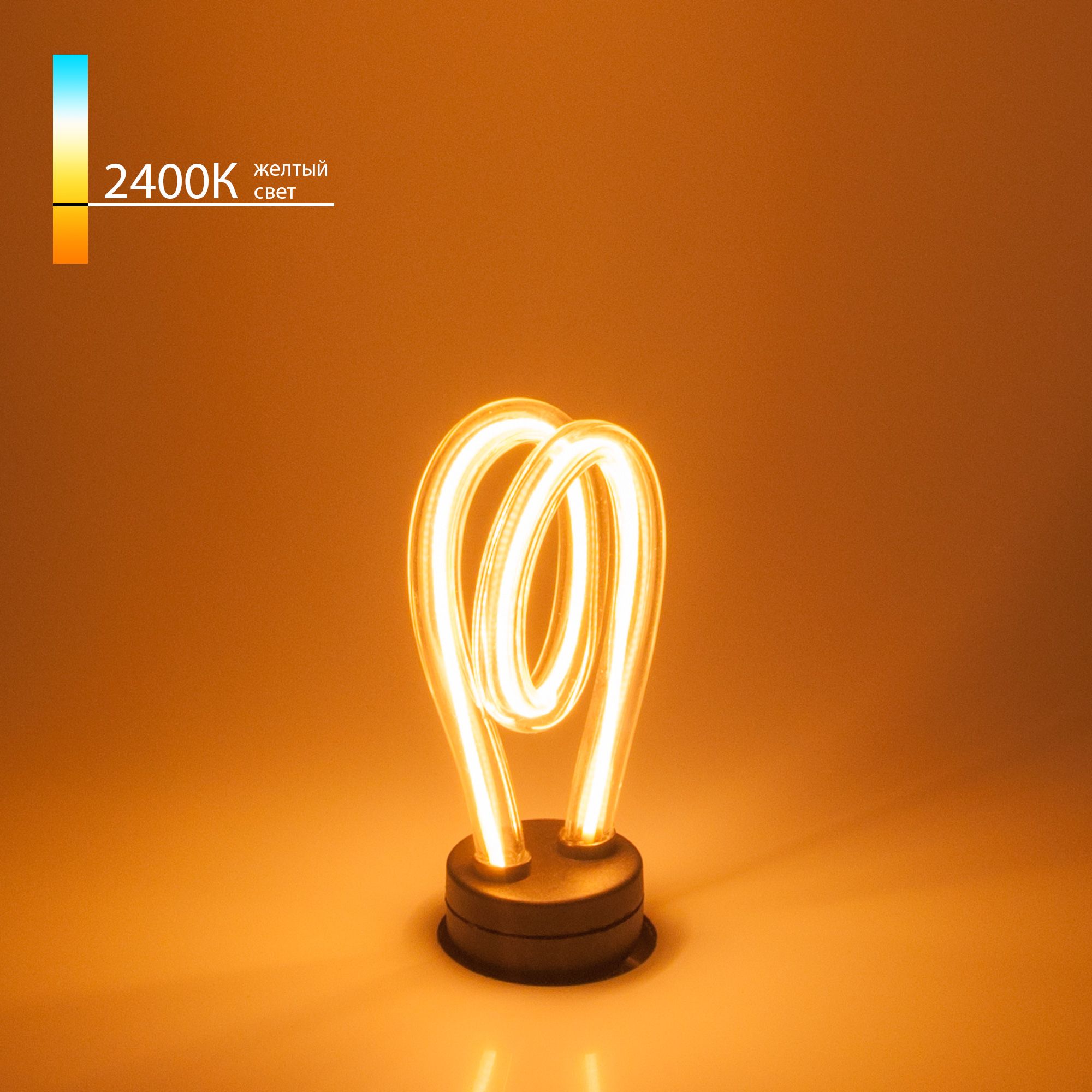 Лампа светодиодная филаментная Art filament 4W 2400K E27 BL152 Elektrostandard