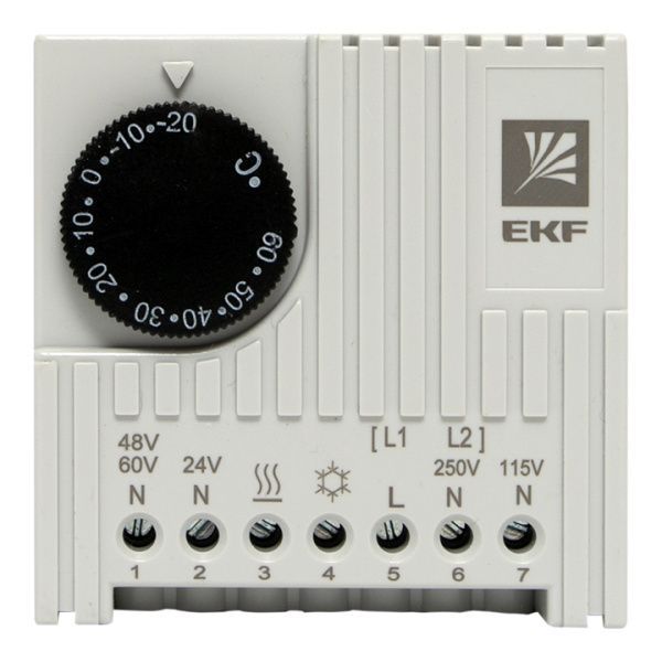 Термостат NO/NC (охлаждение/обогрев) на DIN-рейку 5-10A 230В IP20 EKF PROxima - Фото 4