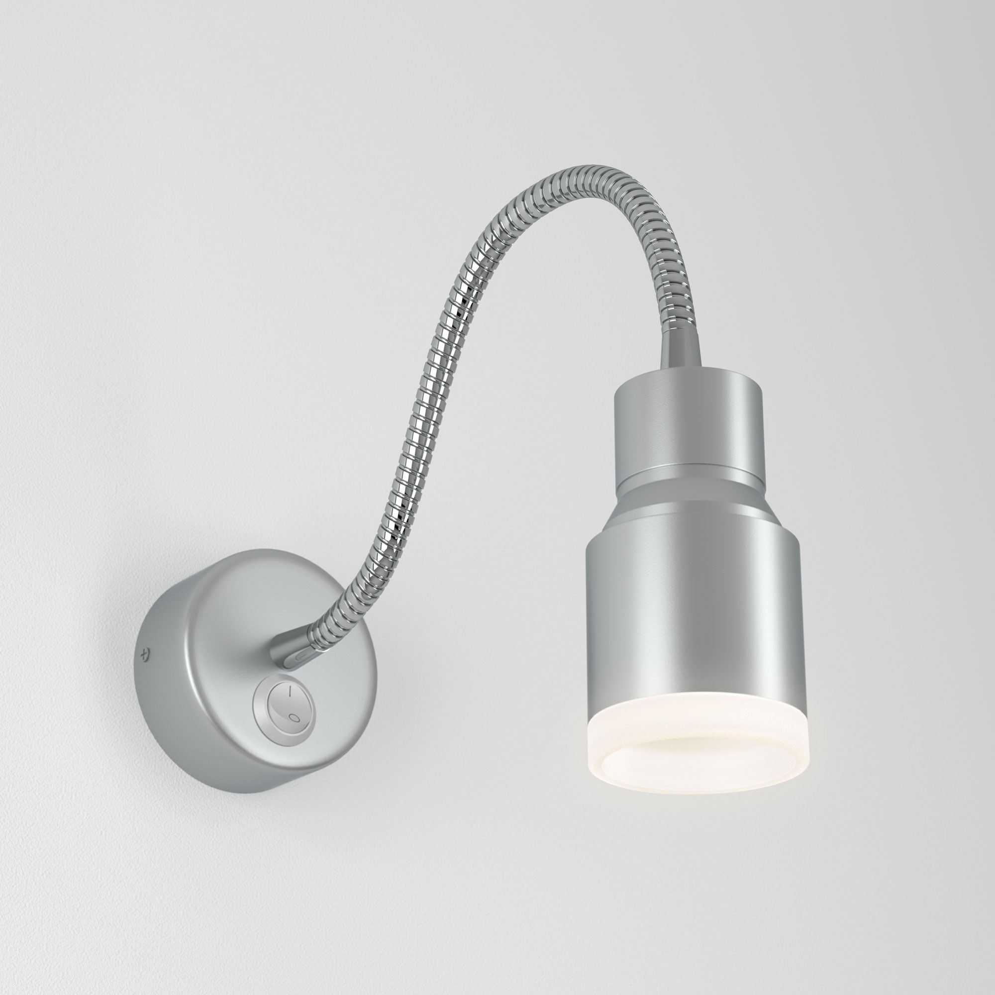 Светильник светодиодный настенный с гибким корпусом Molly LED MRL LED 1015 серебро Elektrostandard