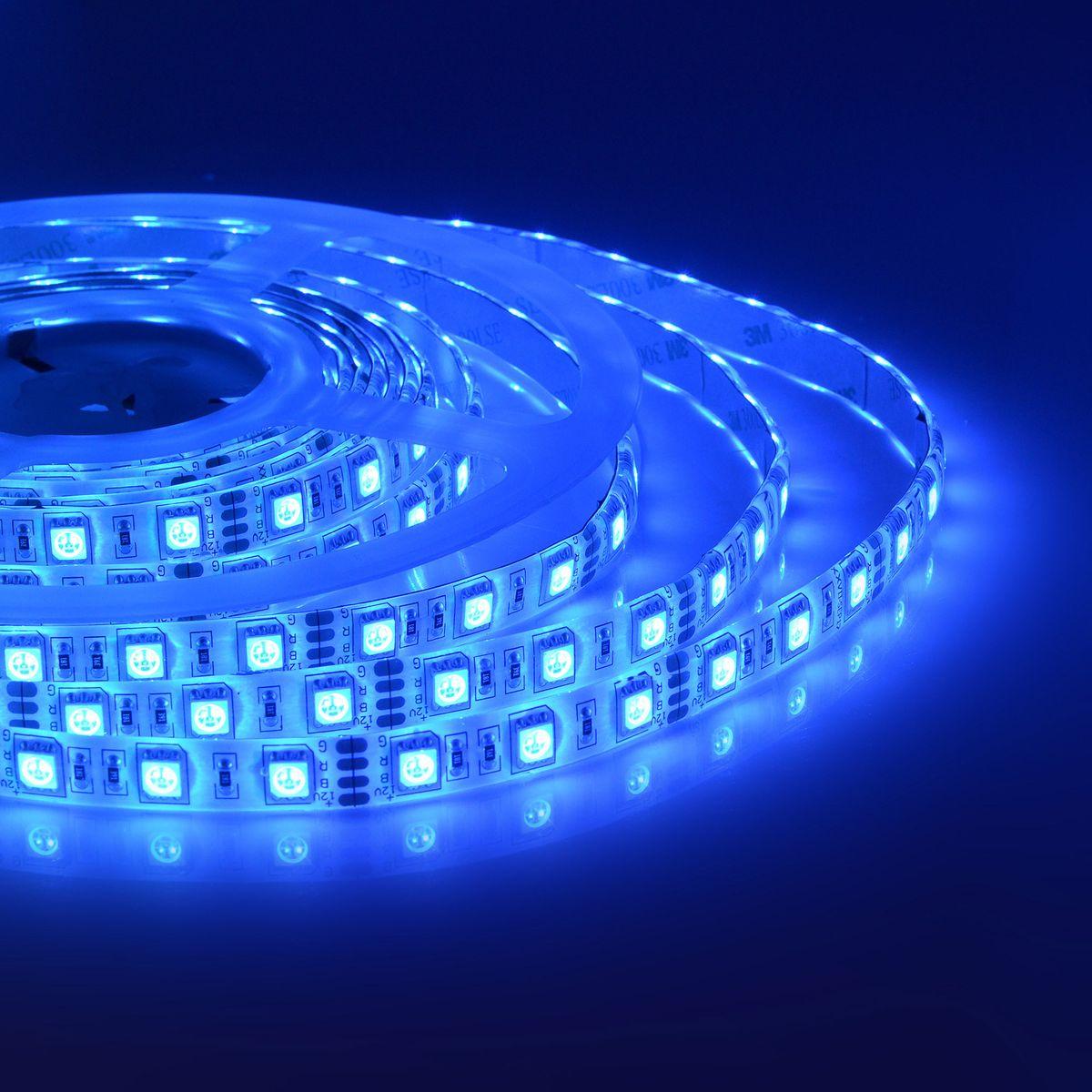 Лента светодиодная СТ smd5050 60д/м 12В IP65 5м RGB Apeyron - Фото 29
