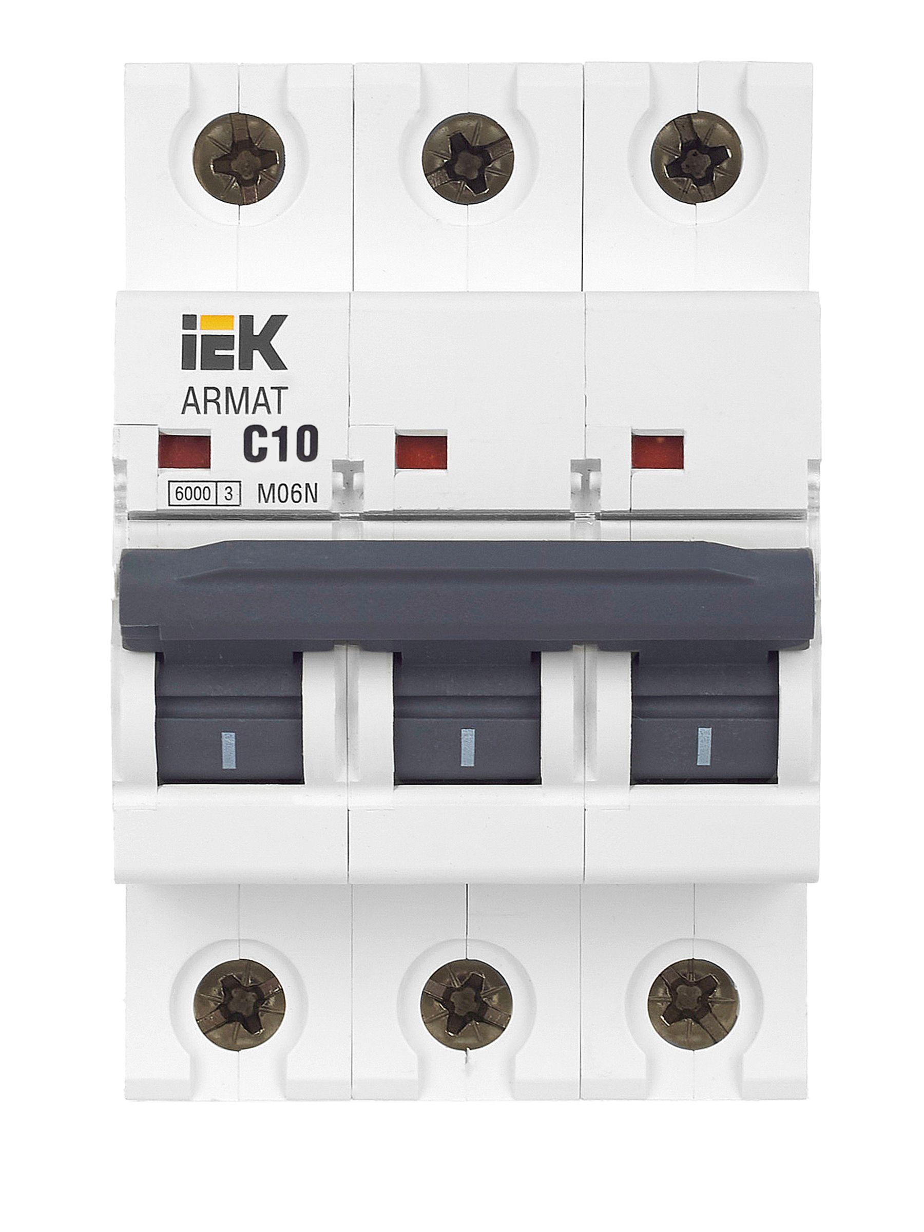 ARMAT Автоматический выключатель M06N 3P C 10А IEK - Фото 3