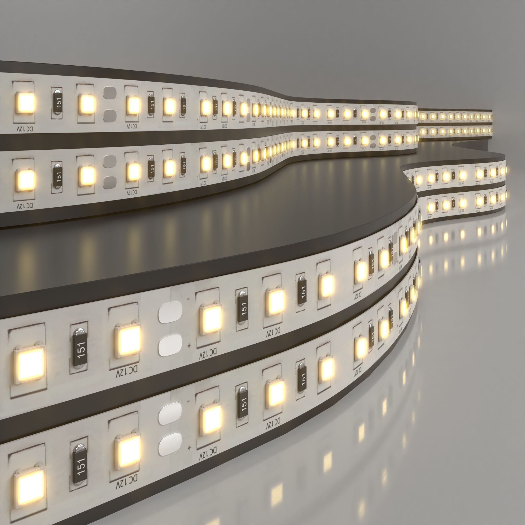 Лента светодиодная 12V 14,4W 60Led 5050 IP20 теплый белый, 5м Elektrostandard