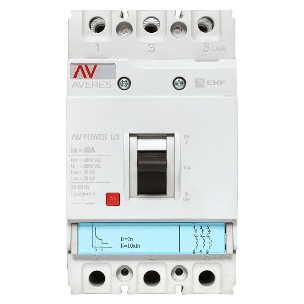 AV POWER-1/3 80А 35kA TR - Фото 8